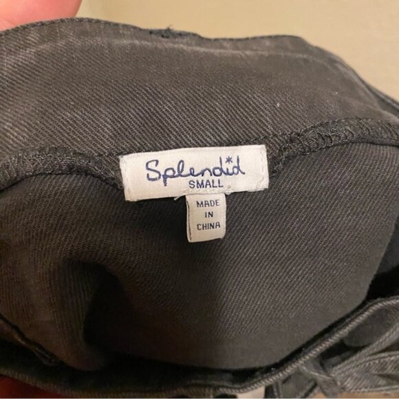 Splendid denim faux wrap skirt - Picture 6 of 14